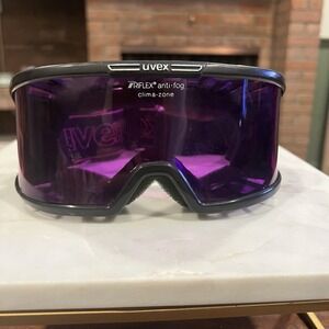 UVEX Triflex Anti-Fog Clima-Tone Goggle PurpleLens Ski Bike Snowboard Sunglasses